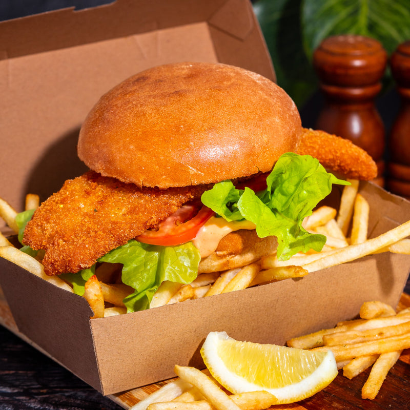 ZESTY BAJA FISH BURGER